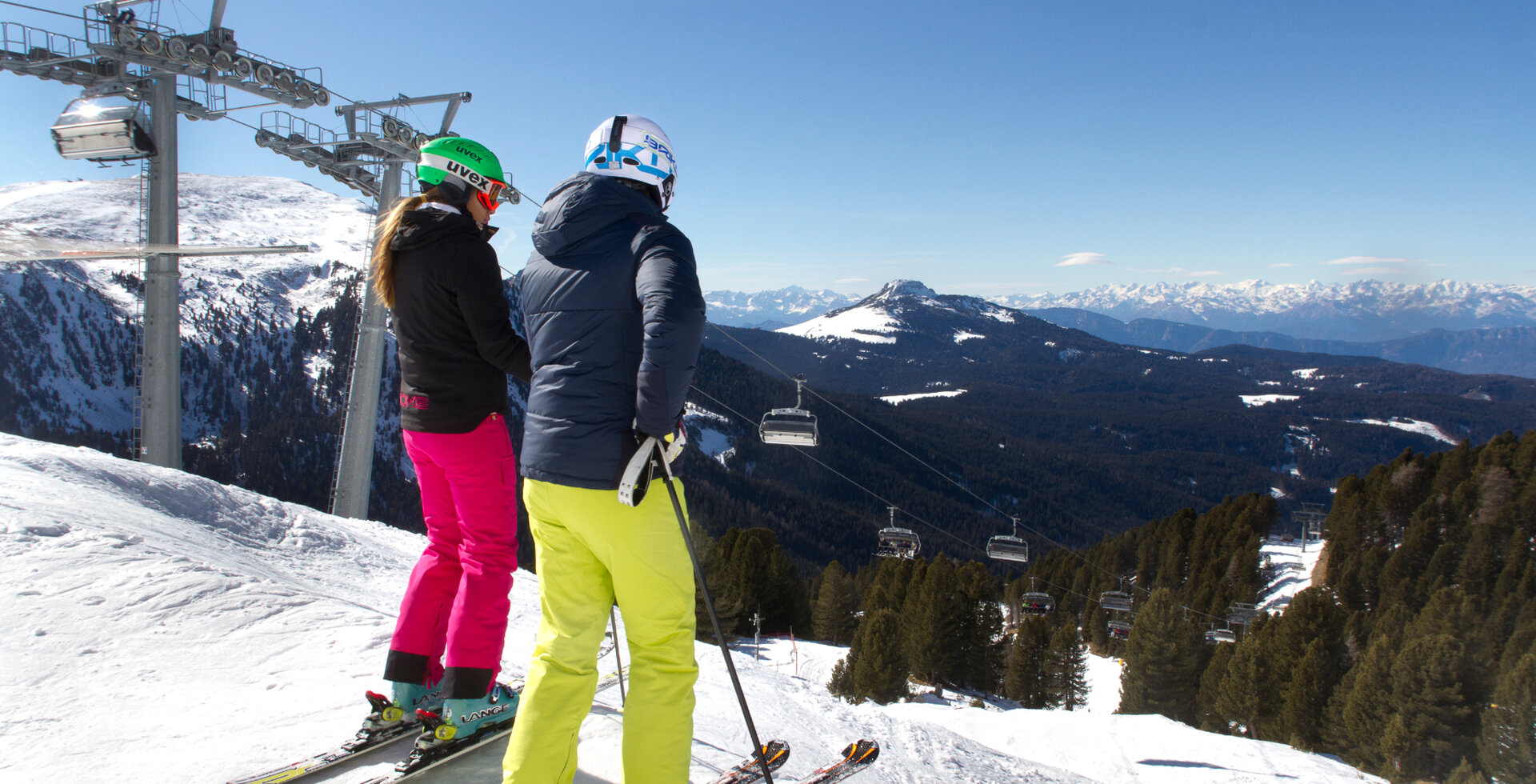 Skifahren Obereggen